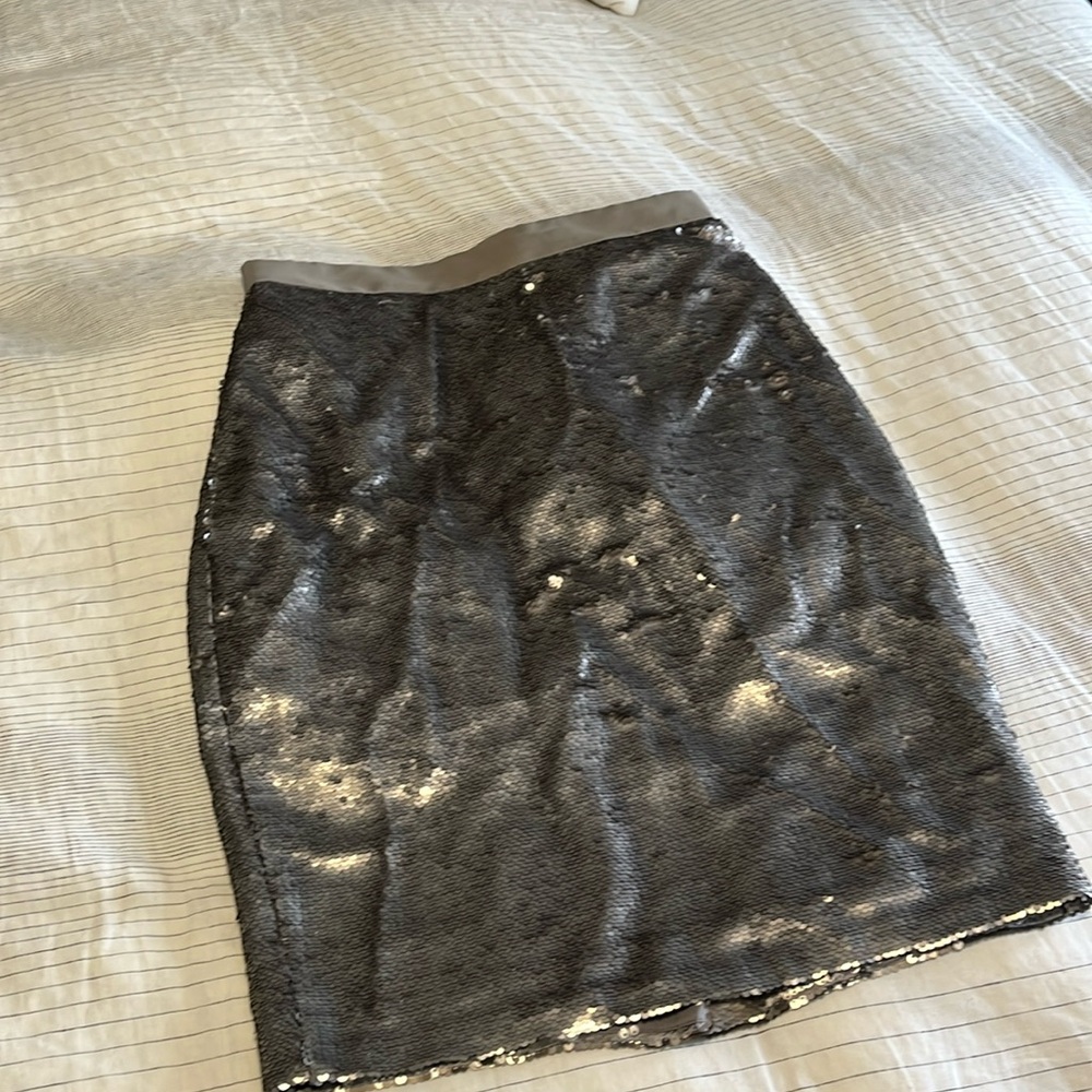 Sequin Banana Republic pencil skirt- petite